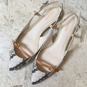 Wooster Leather Flat Coach Flat Pointed Toe Size 8